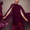 Tiana Gown - Mixed Berry Ikat Border -Sachin & Babi Clothing 10