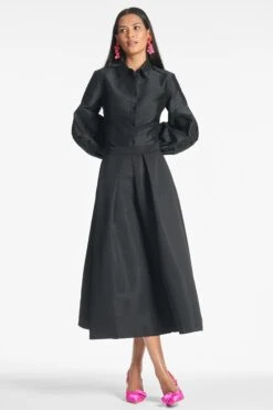 Leighton Skirt - Black -Sachin & Babi Clothing ASTORTOP LEIGHTONSKIRT BLACK FRONT 9e38eeca 290f 4a8b 95ba 3e2815657236