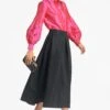 Astor Top - Fuchsia -Sachin & Babi Clothing ASTORTOP LEIGHTONSKIRT FUCHSIA SIDE