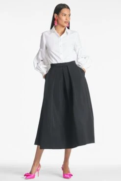 Astor Top - White -Sachin & Babi Clothing ASTORTOP LEIGHTONSKIRT WHITE FRONT