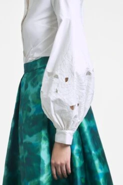 Astor Top - White -Sachin & Babi Clothing ASTORTOP WHITE DETAIL