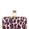 On The Rocks Clutch - Big Cat -Sachin & Babi Clothing BAG ONTHEROCKSCLUTCH LEOPARD FRONT