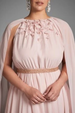 Belladonna Gown - Petal 19 Belladonna Gown - Petal -Sachin & Babi Clothing BELLADONNAGOWN PETAL FRONT4