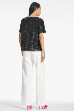 Bette Top - Black 8 Bette Top - Black -Sachin & Babi Clothing BETTETOP BLACK BACK2