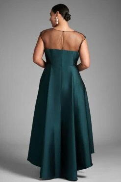 Blakely Gown - Forest Green 15 Blakely Gown - Forest Green -Sachin & Babi Clothing BLAKELYGOWN FORESTGREEN BACK