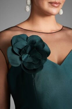 Blakely Gown - Forest Green 16 Blakely Gown - Forest Green -Sachin & Babi Clothing BLAKELYGOWN FORESTGREEN FRONT2