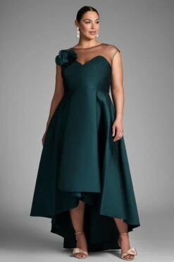 Blakely Gown - Forest Green 18 Blakely Gown - Forest Green -Sachin & Babi Clothing BLAKELYGOWN FORESTGREEN FRONT8