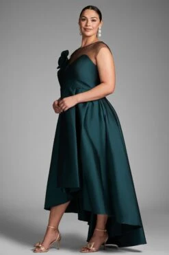 Blakely Gown - Forest Green 19 Blakely Gown - Forest Green -Sachin & Babi Clothing BLAKELYGOWN FORESTGREEN SIDE2