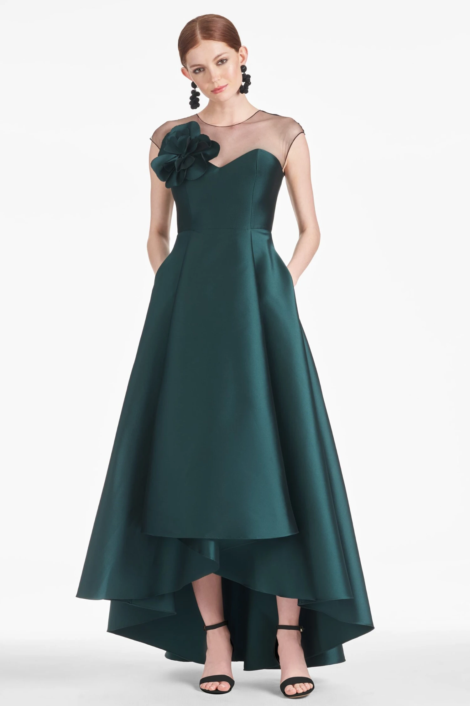Blakely Gown - Forest Green 4 Blakely Gown - Forest Green - Image 2