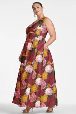 Brooke Gown - Bella Bouquet -Sachin & Babi Clothing BROOKEGOWN BELLABOUQUET SIDE3