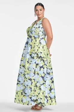 Brooke Gown - Garden Club -Sachin & Babi Clothing BROOKEGOWN GARDENCLUB SIDE1