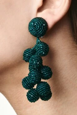 COCONUTS EARRINGS - TEAL