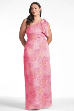 Chelsea Gown - Pastel Sunset Hydrangea -Sachin & Babi Clothing CHELSEAGOWN SUNSETHYDRANGEA FRONT12 f0a2edc2 5b90 4a6c b6bc e1c8553baf16