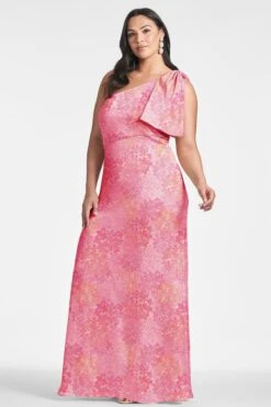 Chelsea Gown - Pastel Sunset Hydrangea -Sachin & Babi Clothing CHELSEAGOWN SUNSETHYDRANGEA SIDE7 8e0ffc37 3efa 4626 b1f3 cc562d11638b