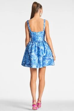 Cora Dress - Mediterranean Blooms 10 Cora Dress - Mediterranean Blooms -Sachin & Babi Clothing CORADRESS MEDITERRANEANBLOOM BACK2