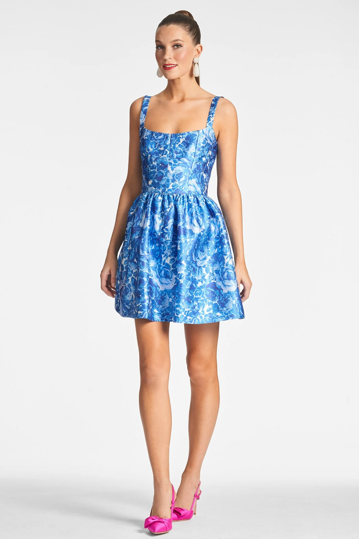 Cora Dress - Mediterranean Blooms 5 Cora Dress - Mediterranean Blooms - Image 3