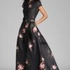 Marta Gown - Noir Blossom -Sachin & Babi Clothing E COM 425