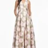 Brooke Gown - Green Ikat Floral -Sachin & Babi Clothing F241G49 347