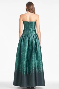 Georgina Gown - Emerald Wisteria -Sachin & Babi Clothing F242G12 308 5