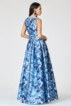 BROOKE GOWN - FROSTED MAGNOLIAS -Sachin & Babi Clothing F251G03 462 3