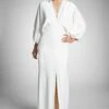Gabby Gown - Ivory - Final Sale -Sachin & Babi Clothing GabbyGown Ivory Front8
