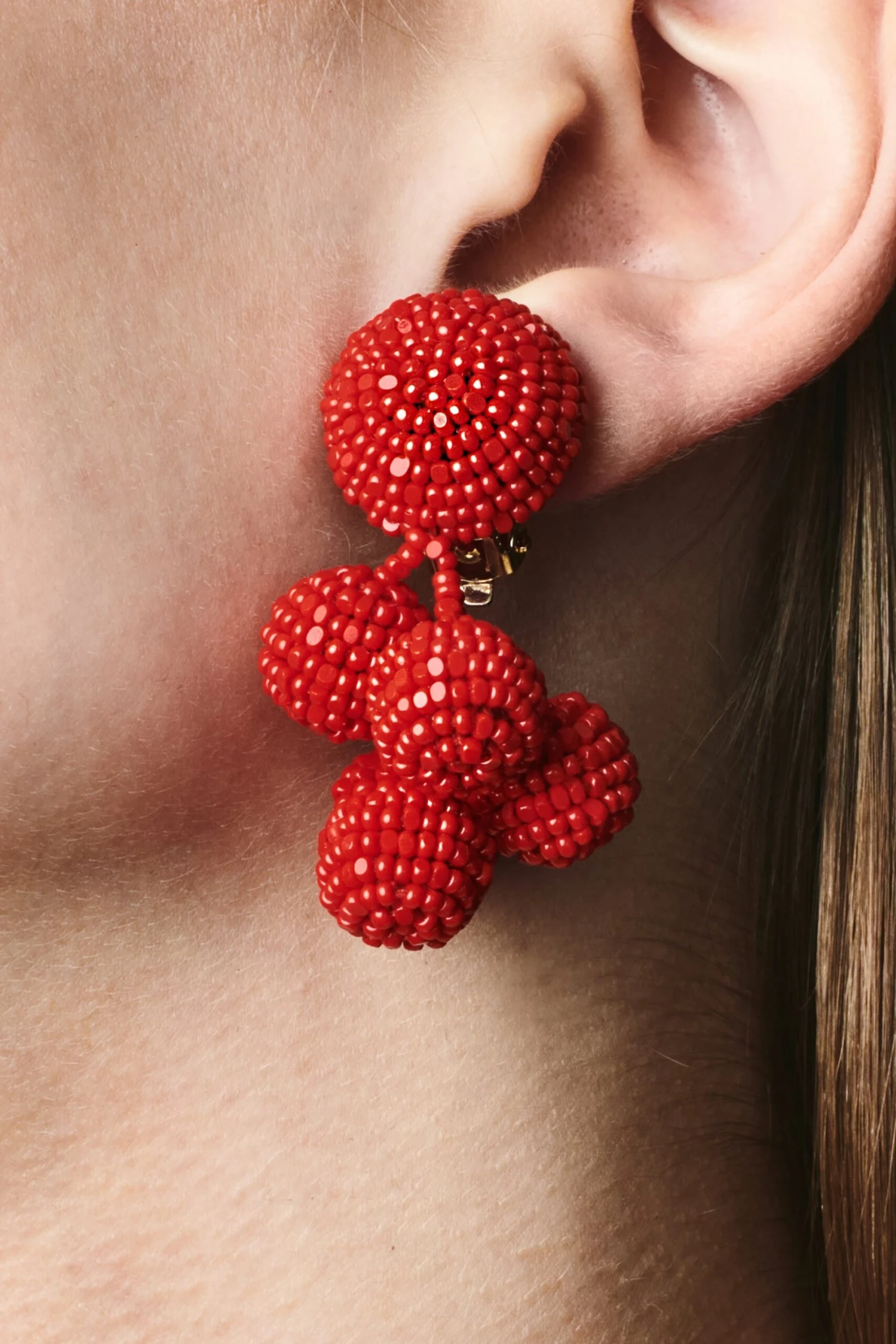 MINI COCONUTS EARRINGS - GOJIBERRY 3 MINI COCONUTS EARRINGS - GOJIBERRY