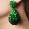 ELISE EARRINGS - EMERALD