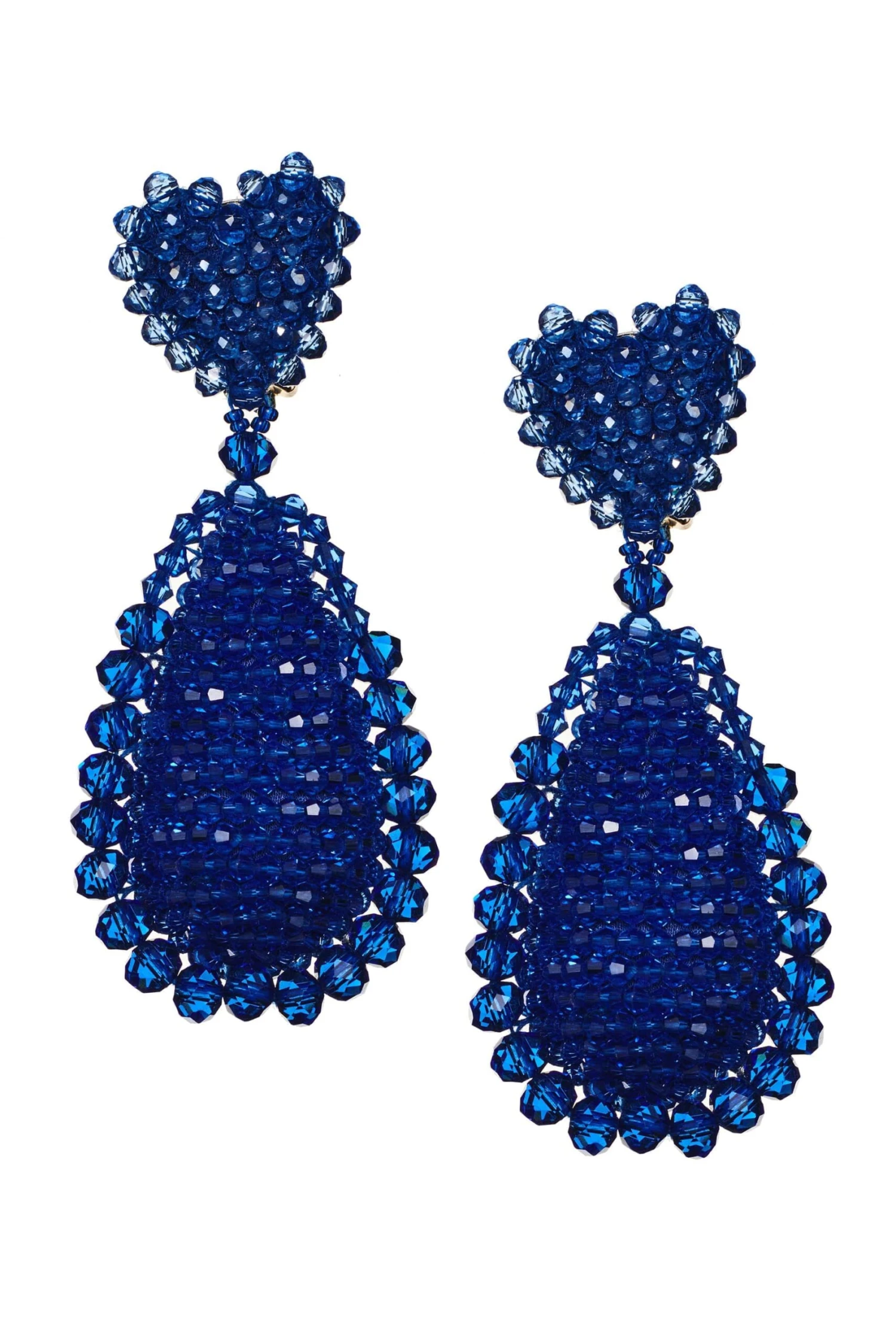 ADELINE EARRINGS - AQUA/MARINE 4 ADELINE EARRINGS - AQUA/MARINE - Image 2