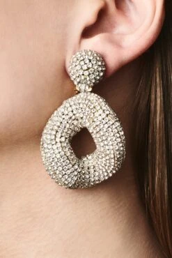KATE EARRINGS - CLEAR CRYSTALS