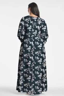 Jenny Gown - Navy Venetia Petal -Sachin & Babi Clothing JENNYGOWN NAVYVENETIAPETALS BACK3 e2e19483 0f1f 4d29 8371 01ef3c7063a3