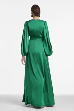 Jenny Gown - Emerald -Sachin & Babi Clothing JennyGown Emerald Back