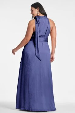 Kayla Gown - Deep Cobalt -Sachin & Babi Clothing KAYLAGOWN DEEPCOBALT BACK3
