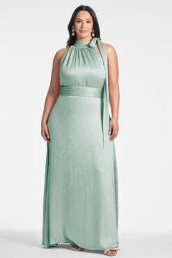 Kayla Gown - Jade 11 Kayla Gown - Jade -Sachin & Babi Clothing KAYLAGOWN JADE FRONT