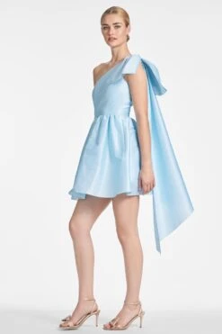 Kelsi Dress - Sky Blue -Sachin & Babi Clothing KELSIDRESS SKYBLUE SIDE1