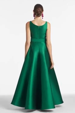 Kruse Gown - Emerald 9 Kruse Gown - Emerald -Sachin & Babi Clothing Kruse Gown Emerald Back