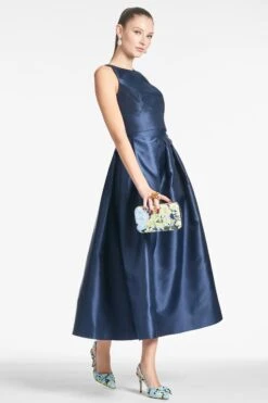 Lexie Top - Navy -Sachin & Babi Clothing LEXIETOP LEIGHTONSKIRT NAVY SIDE 1