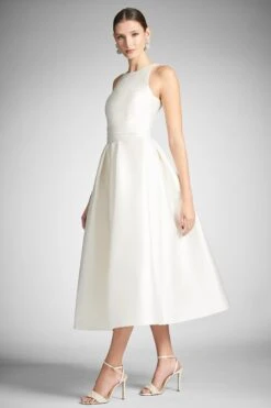 Leighton Skirt - Off White - Mikado -Sachin & Babi Clothing LEXIETOP LEIGHTONSKIRT OFFWHITE SIDE 9e9b578f 8a61 491e b72b c70d2ee3bb69