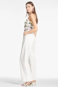 Lexie Top - Pink Lemonade Bouquet -Sachin & Babi Clothing LEXIETOP PINKLEMONADEBOUQUET SIDE