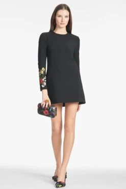 On The Rocks Clutch - Noir Wildflower -Sachin & Babi Clothing LILLYDRESS NOIRBOUQUET FRONT2 9cb2f37b 7457 4f2b b8b2 3165f93ca2c3