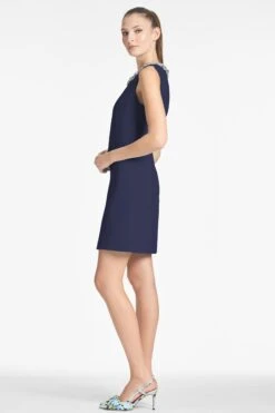 LIZ DRESS - DARK MIDNIGHT 9 LIZ DRESS - DARK MIDNIGHT -Sachin & Babi Clothing LIZDRESS MIDNIGHT SIDE