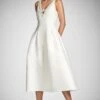 Millie Dress - Off White -Sachin & Babi Clothing MILLIEDRESS OFFWHITE FRONT3