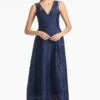 Miuccia Dress - Navy -Sachin & Babi Clothing MIUCCIADRESS NAVY FRONT