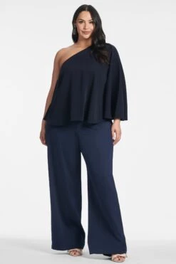 Morgan Top - Midnight -Sachin & Babi Clothing MORGANTOP MIDNIGHT FRONT
