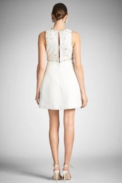 Pia Dress - Ivory 9 Pia Dress - Ivory -Sachin & Babi Clothing PIADRESS IVORY BACK
