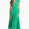 Marian Dress - Kelly Green 1 Marian Dress - Kelly Green -Sachin & Babi Clothing R251D02 310