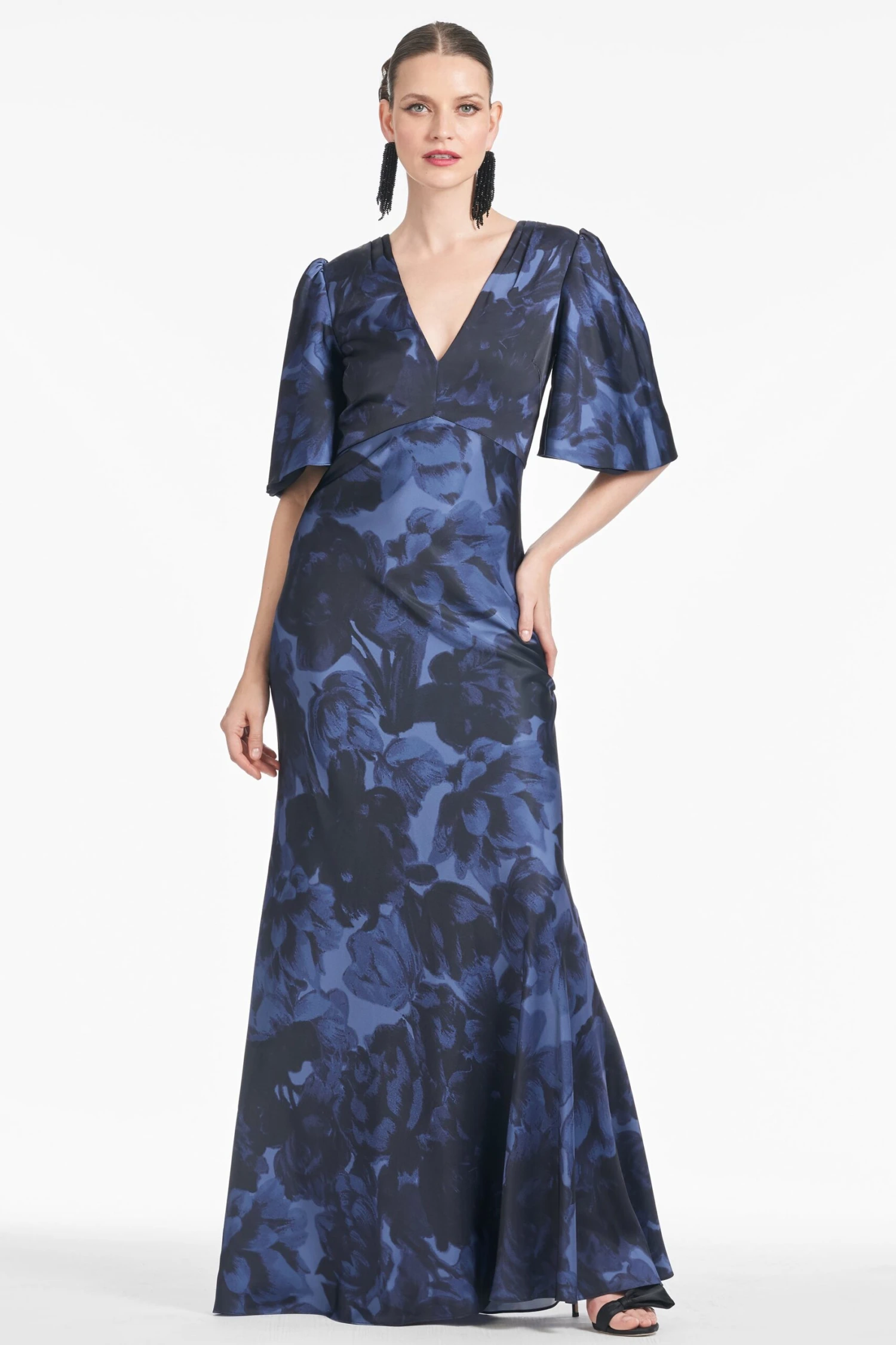 Mae Gown - Deep Ocean Bouquet 4 Mae Gown - Deep Ocean Bouquet - Image 2