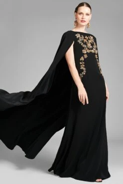 Vittoria Gown - Black 9 Vittoria Gown - Black -Sachin & Babi Clothing R251G39 001 11