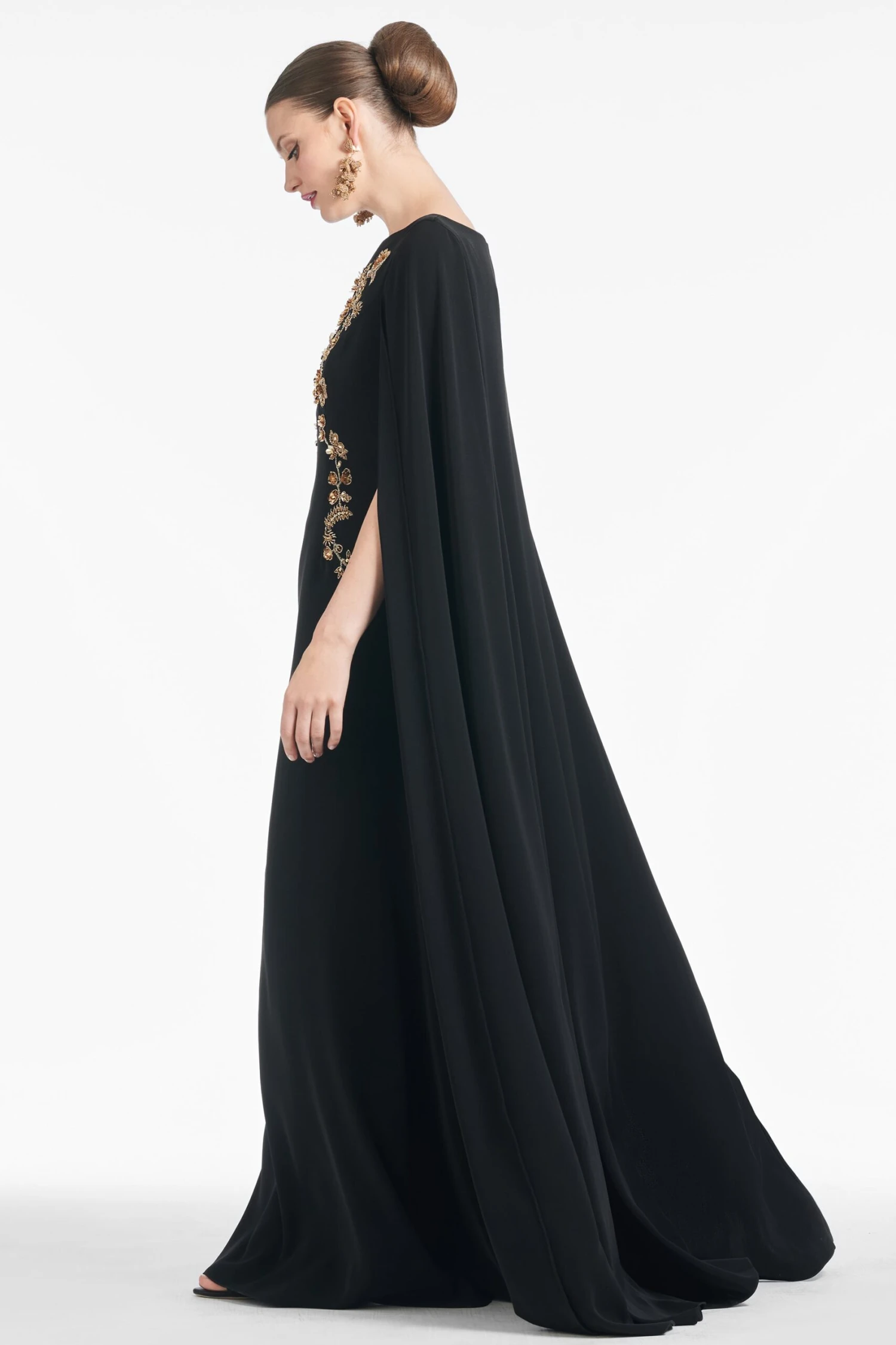 Vittoria Gown - Black 6 Vittoria Gown - Black - Image 4
