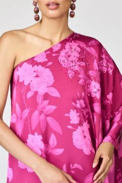 EMBELLISHED DEMI GOWN - RHODOLITE ROSES 10 EMBELLISHED DEMI GOWN - RHODOLITE ROSES -Sachin & Babi Clothing R261G02 676 6