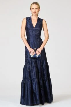 CELLA GOWN - DEEP OCEAN